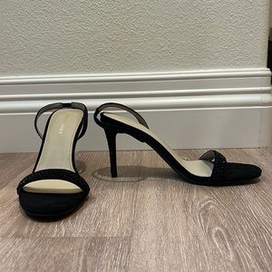 Marc Fisher Black Embellished Heels / Pumps (NWT)